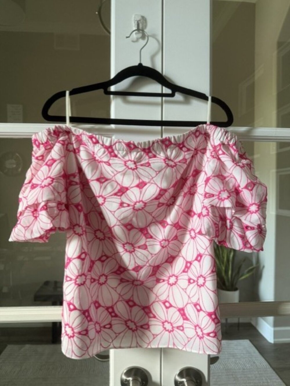 Lilly Pulitzer Off Shoulder Top